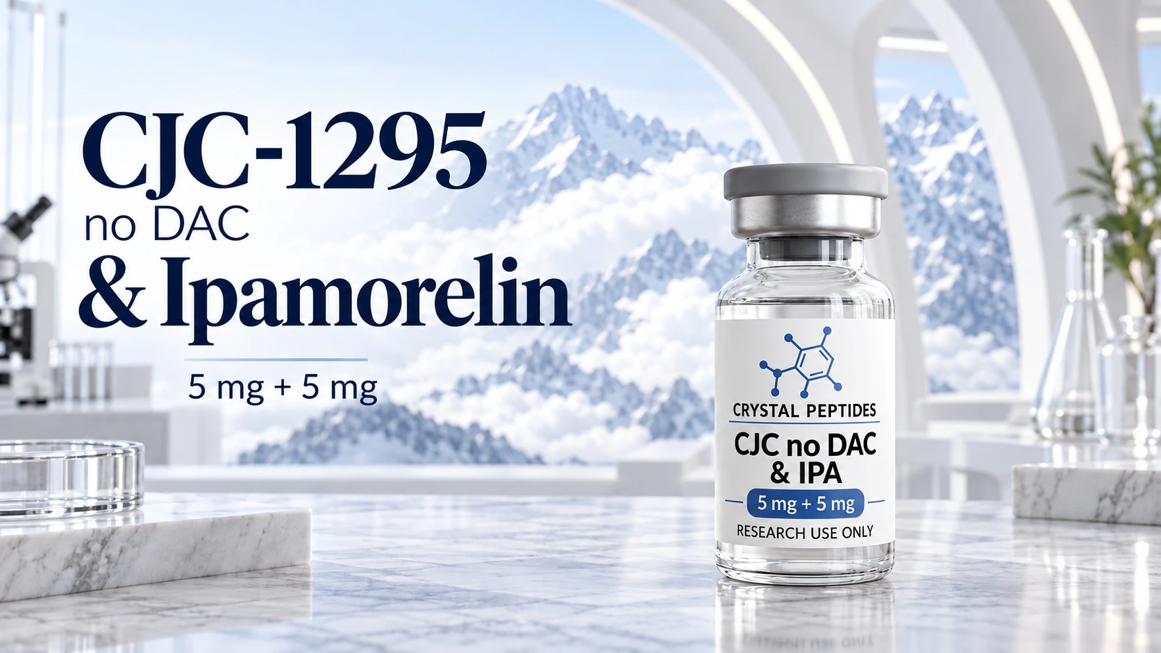 CJC-1295 and Ipamorelin: Two Pathways, Not One Proven Combination